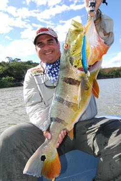 Andres Jara with fish