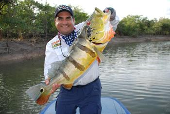 Andres Jara with fish